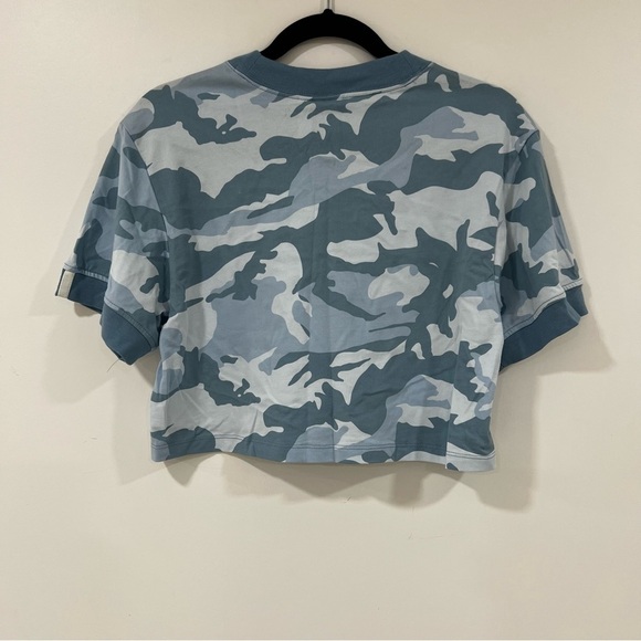 Adidas Women's Gray Camo Short Sleeve Tee - Picture 2 of 4